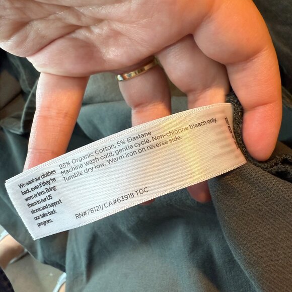 Eileen Fisher Women 1X Corduroy Shirt Jacket Green Soft Long Sleeve Ribbed Top - Picture 5 of 8